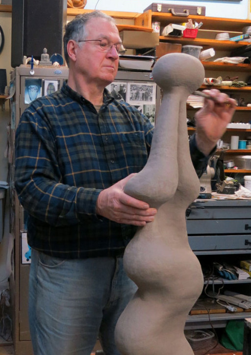 Tom Rupnicki sculpting